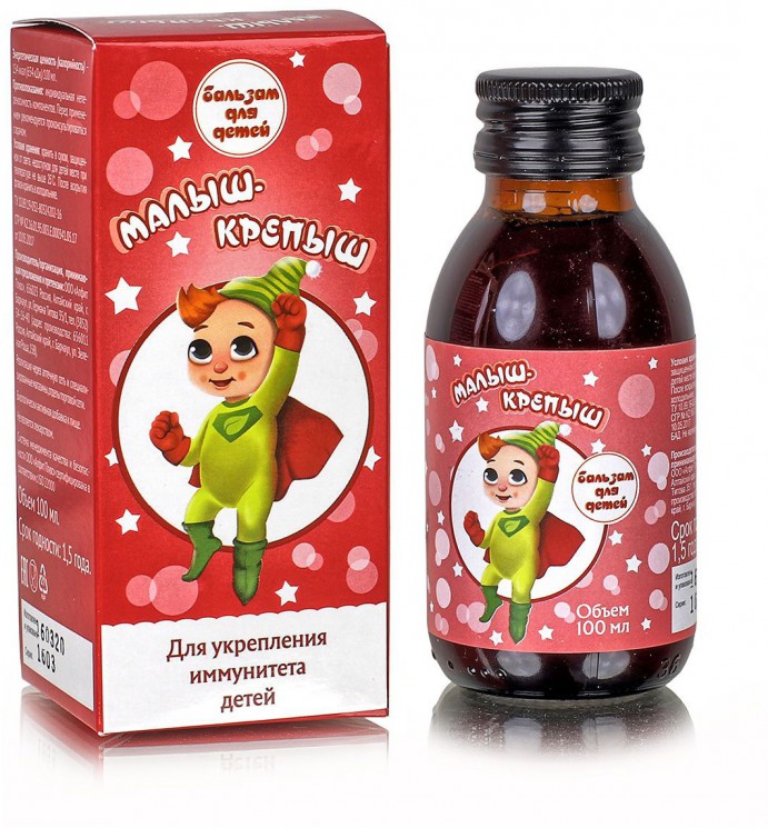 Бальзам детский "Малыш-крепыш", 100 мл